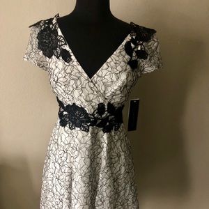 Aidan mattox lace dress sz 4